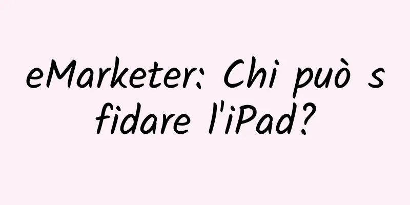 eMarketer: Chi può sfidare l'iPad?