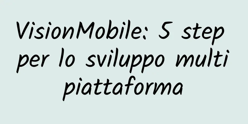 VisionMobile: 5 step per lo sviluppo multipiattaforma