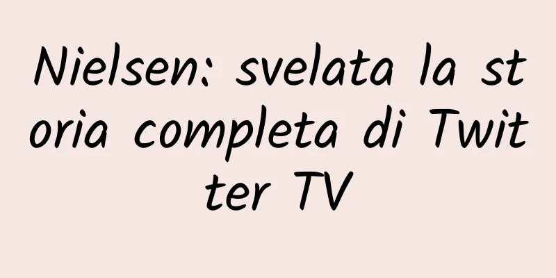 Nielsen: svelata la storia completa di Twitter TV