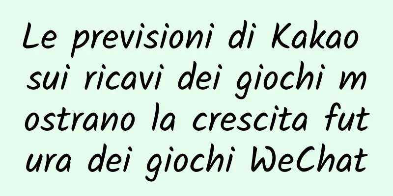 Le previsioni di Kakao sui ricavi dei giochi mostrano la crescita futura dei giochi WeChat
