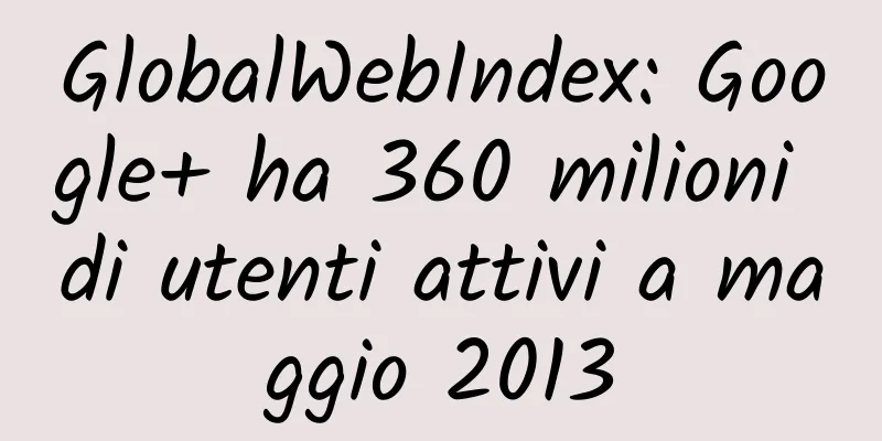 GlobalWebIndex: Google+ ha 360 milioni di utenti attivi a maggio 2013