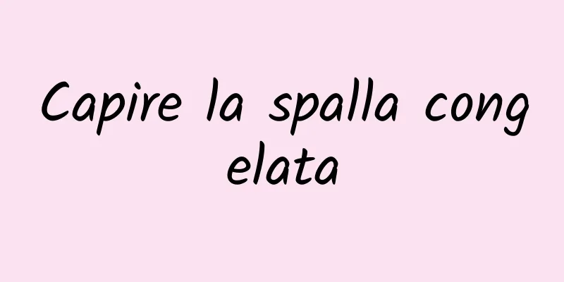 Capire la spalla congelata