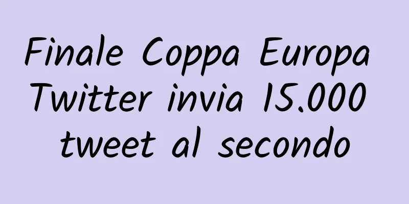 Finale Coppa Europa Twitter invia 15.000 tweet al secondo
