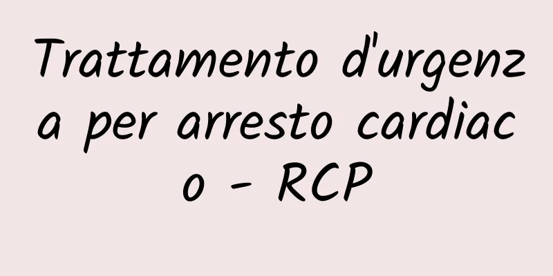 Trattamento d'urgenza per arresto cardiaco - RCP