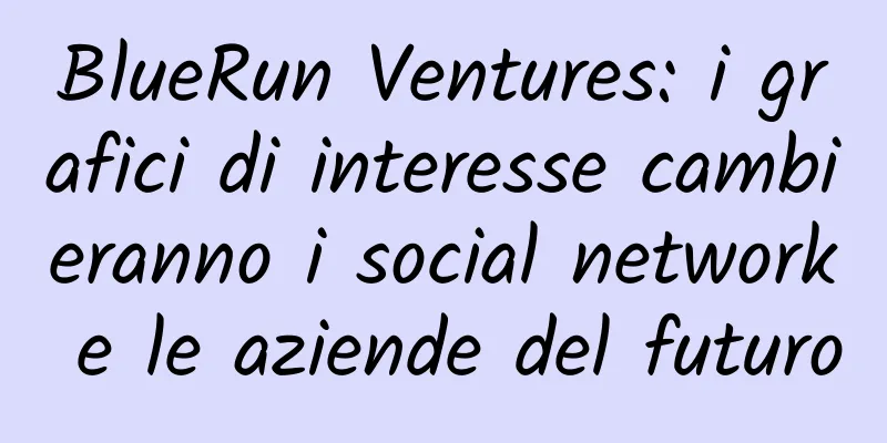 BlueRun Ventures: i grafici di interesse cambieranno i social network e le aziende del futuro