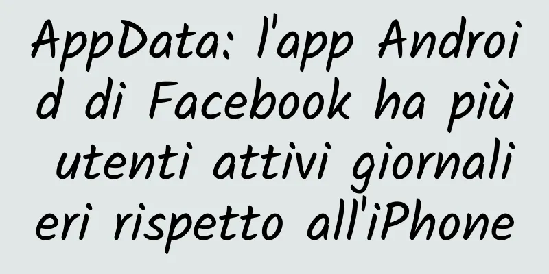 AppData: l'app Android di Facebook ha più utenti attivi giornalieri rispetto all'iPhone