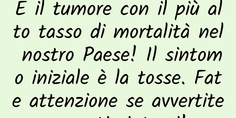 È il tumore con il più alto tasso di mortalità nel nostro Paese! Il sintomo iniziale è la tosse. Fate attenzione se avvertite questi sintomi!