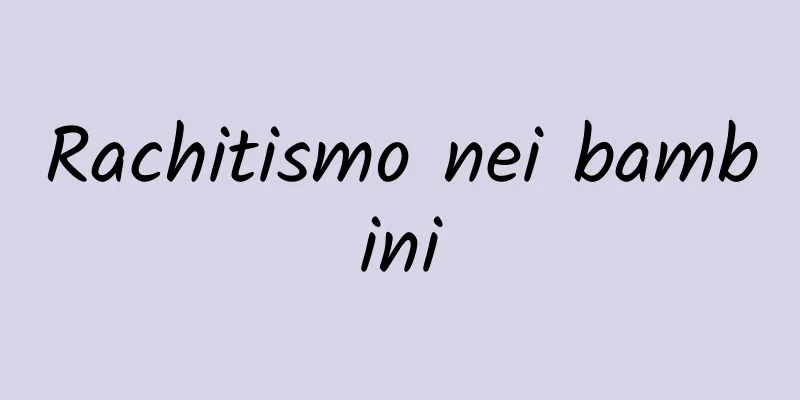 Rachitismo nei bambini