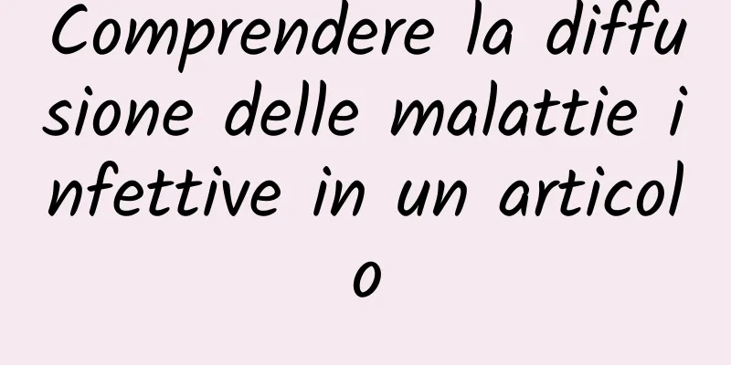 Comprendere la diffusione delle malattie infettive in un articolo
