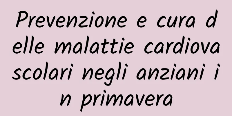 Prevenzione e cura delle malattie cardiovascolari negli anziani in primavera