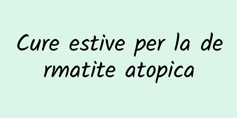 Cure estive per la dermatite atopica