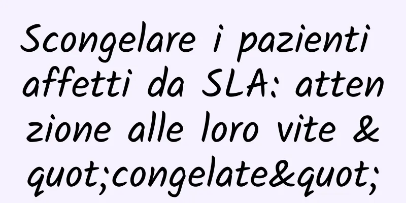 Scongelare i pazienti affetti da SLA: attenzione alle loro vite "congelate"