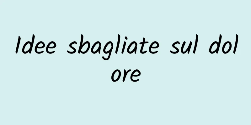 Idee sbagliate sul dolore
