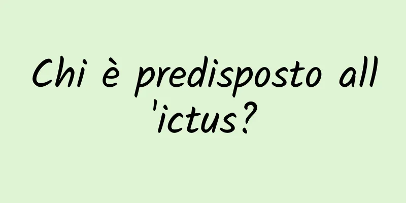 Chi è predisposto all'ictus?