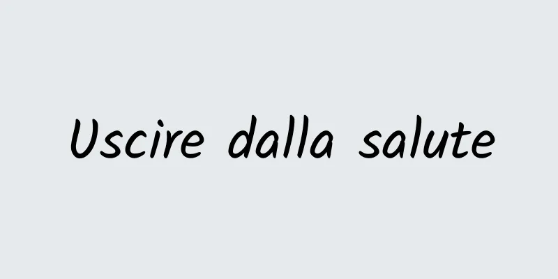 Uscire dalla salute