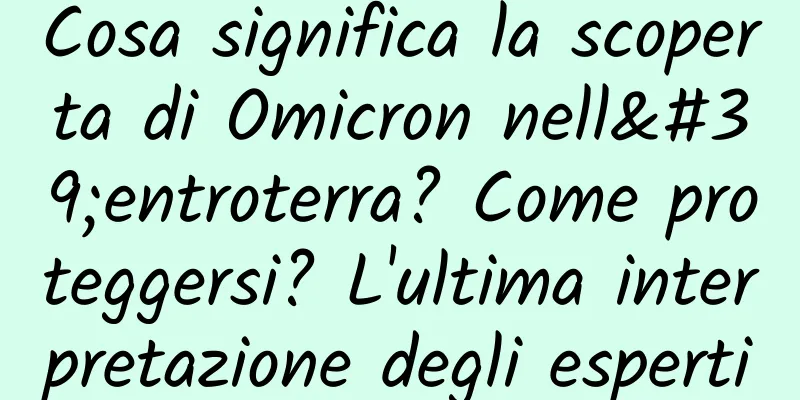 Cosa significa la scoperta di Omicron nell'entroterra? Come proteggersi? L'ultima interpretazione degli esperti