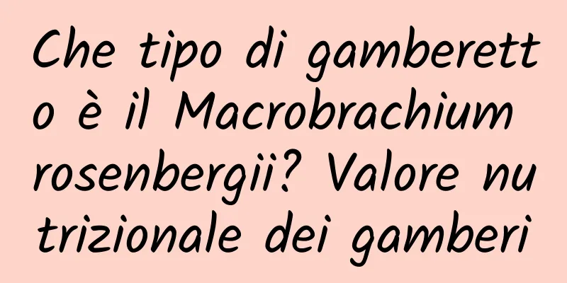Che tipo di gamberetto è il Macrobrachium rosenbergii? Valore nutrizionale dei gamberi