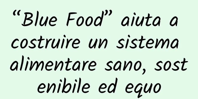 “Blue Food” aiuta a costruire un sistema alimentare sano, sostenibile ed equo
