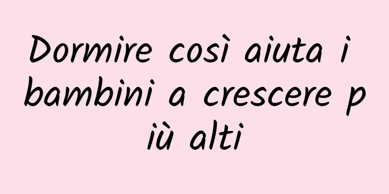 Dormire così aiuta i bambini a crescere più alti