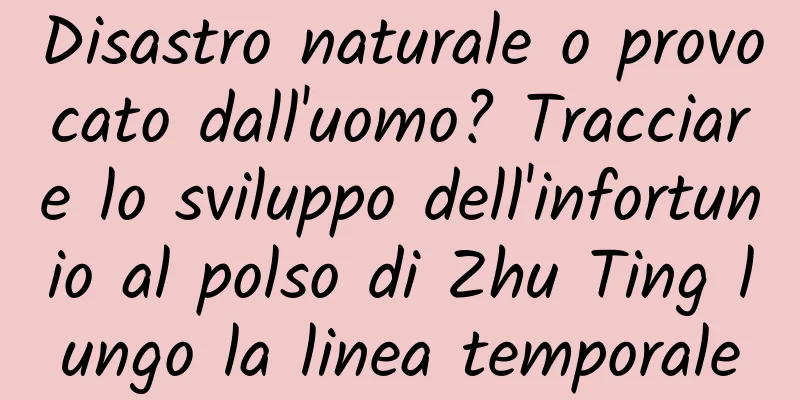 Disastro naturale o provocato dall'uomo? Tracciare lo sviluppo dell'infortunio al polso di Zhu Ting lungo la linea temporale