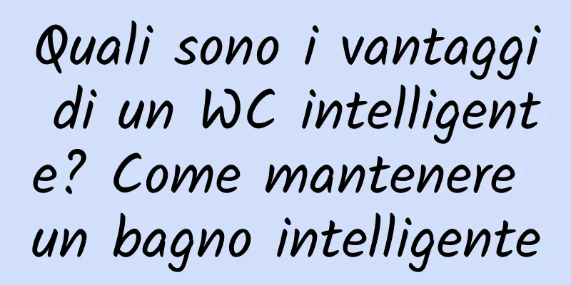 Quali sono i vantaggi di un WC intelligente? Come mantenere un bagno intelligente