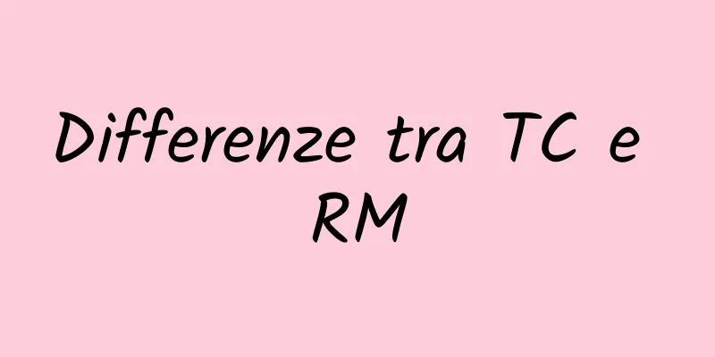 Differenze tra TC e RM