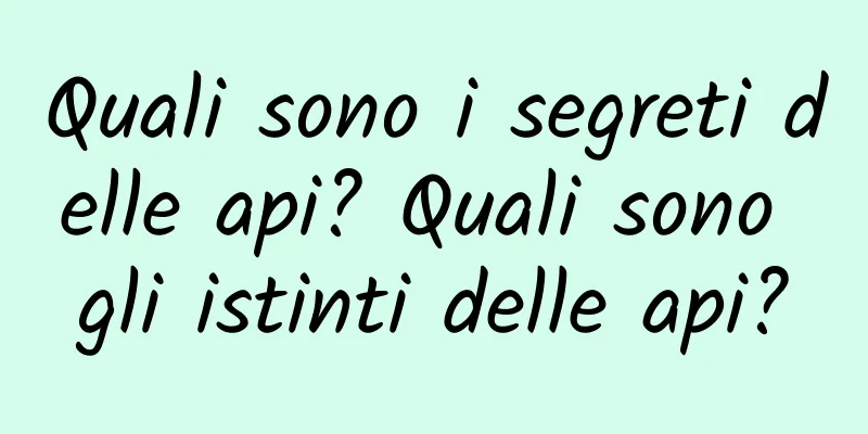 Quali sono i segreti delle api? Quali sono gli istinti delle api?