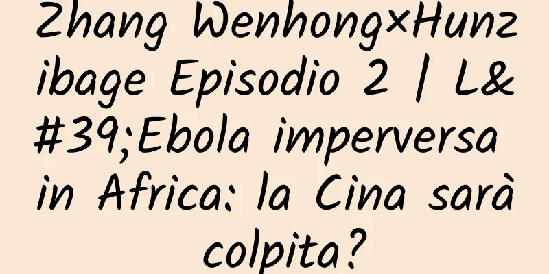 Zhang Wenhong×Hunzibage Episodio 2 | L'Ebola imperversa in Africa: la Cina sarà colpita?