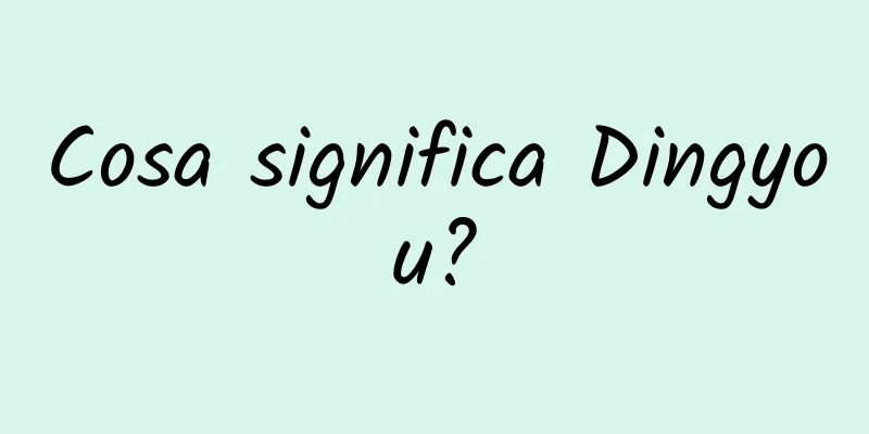 Cosa significa Dingyou?