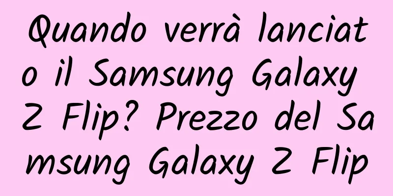 Quando verrà lanciato il Samsung Galaxy Z Flip? Prezzo del Samsung Galaxy Z Flip