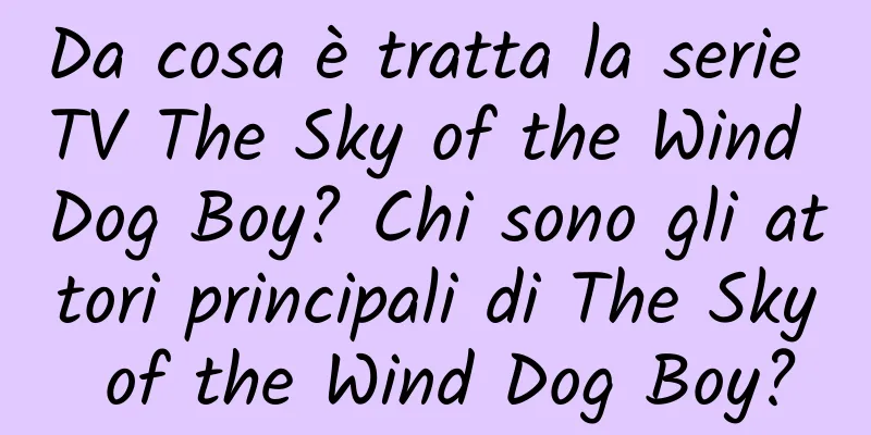 Da cosa è tratta la serie TV The Sky of the Wind Dog Boy? Chi sono gli attori principali di The Sky of the Wind Dog Boy?