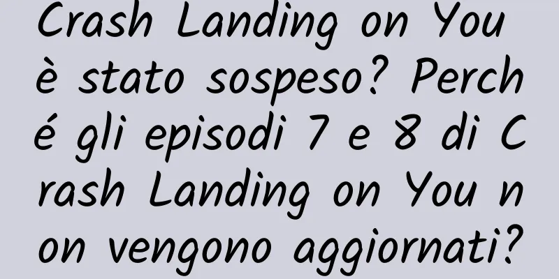 Crash Landing on You è stato sospeso? Perché gli episodi 7 e 8 di Crash Landing on You non vengono aggiornati?