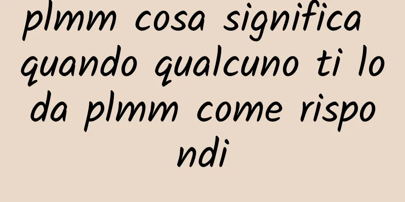 plmm cosa significa quando qualcuno ti loda plmm come rispondi
