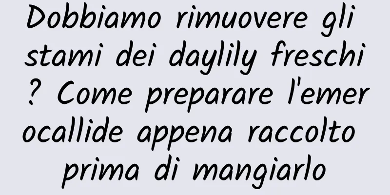 Dobbiamo rimuovere gli stami dei daylily freschi? Come preparare l'emerocallide appena raccolto prima di mangiarlo